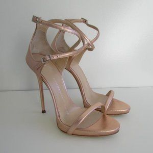 Giuseppe Zanotti Gold Leather Darcie Sandals